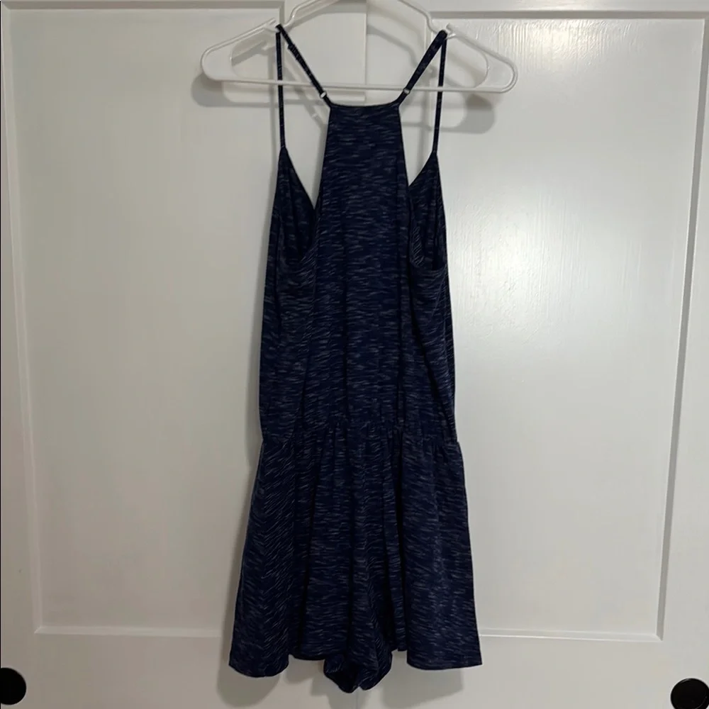 GAP Heather Blue Romper - Picture 3 of 3